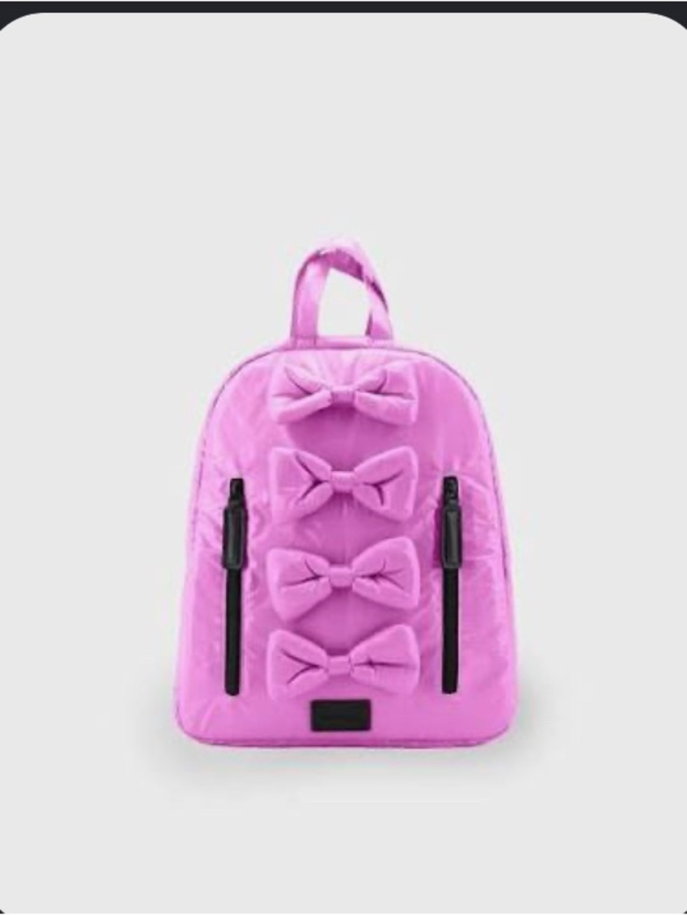 7 AM enfant Kids Bow Accent Pink Backpack NWT